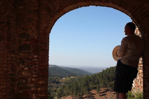andalucia aracena village arch