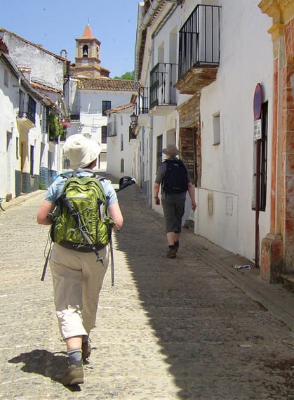 Spain andalucia aracena village castaño