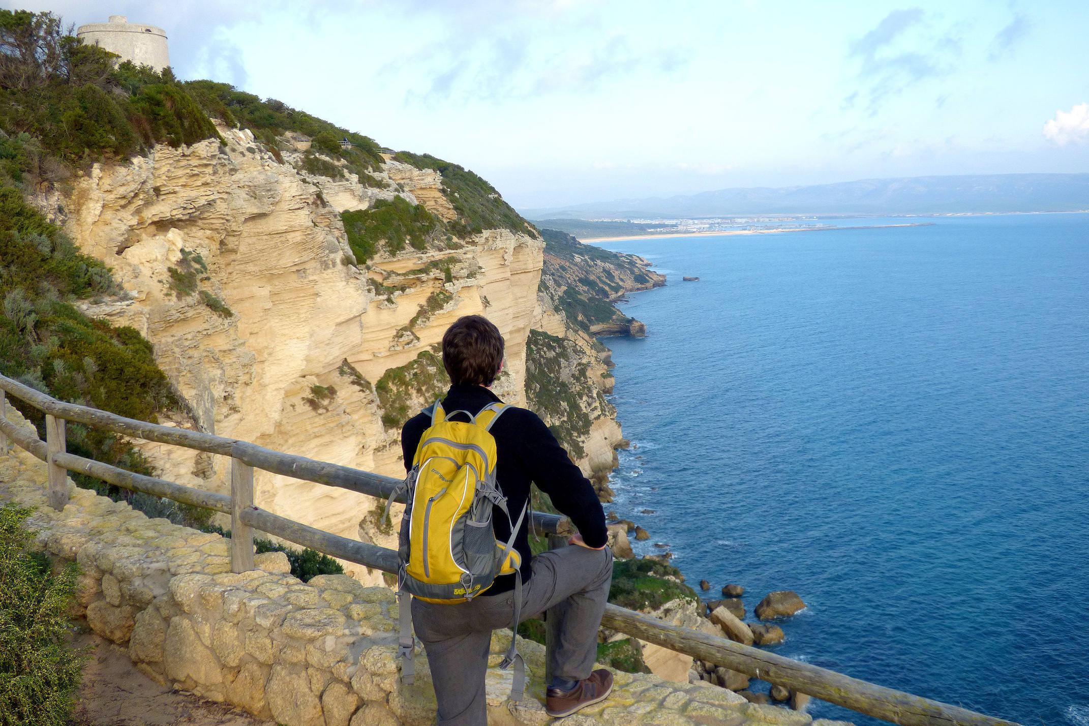 Spain andalucia cadiz barbate coastal walk tower 2