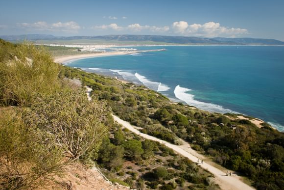 view over costa de la luz