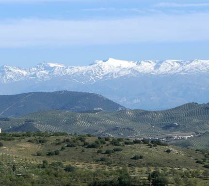 Spain andalucia jaen subbetica panorama sierra nevada c diego