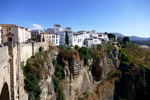 ronda viewpoint over tajo gorge