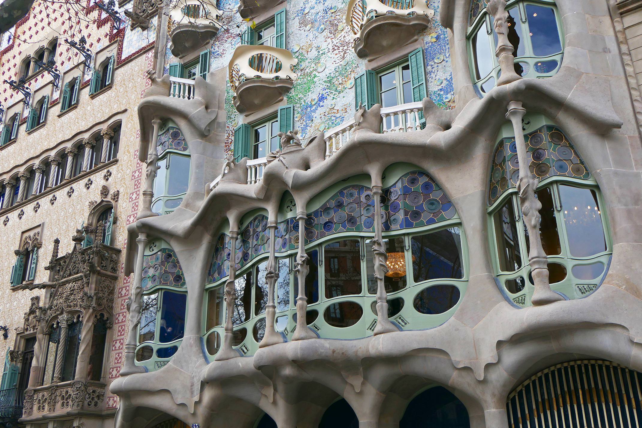 Spain barcelona modernism gaudi batllo amatller c diego