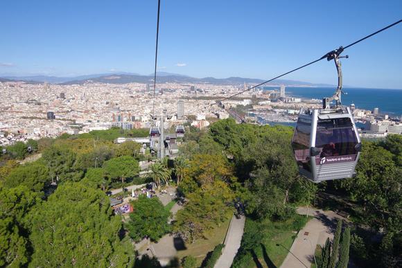 cable car barcelona montjuic