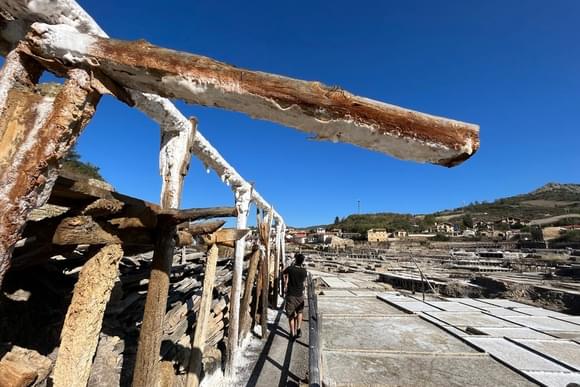 anana salt pans on a sunny day