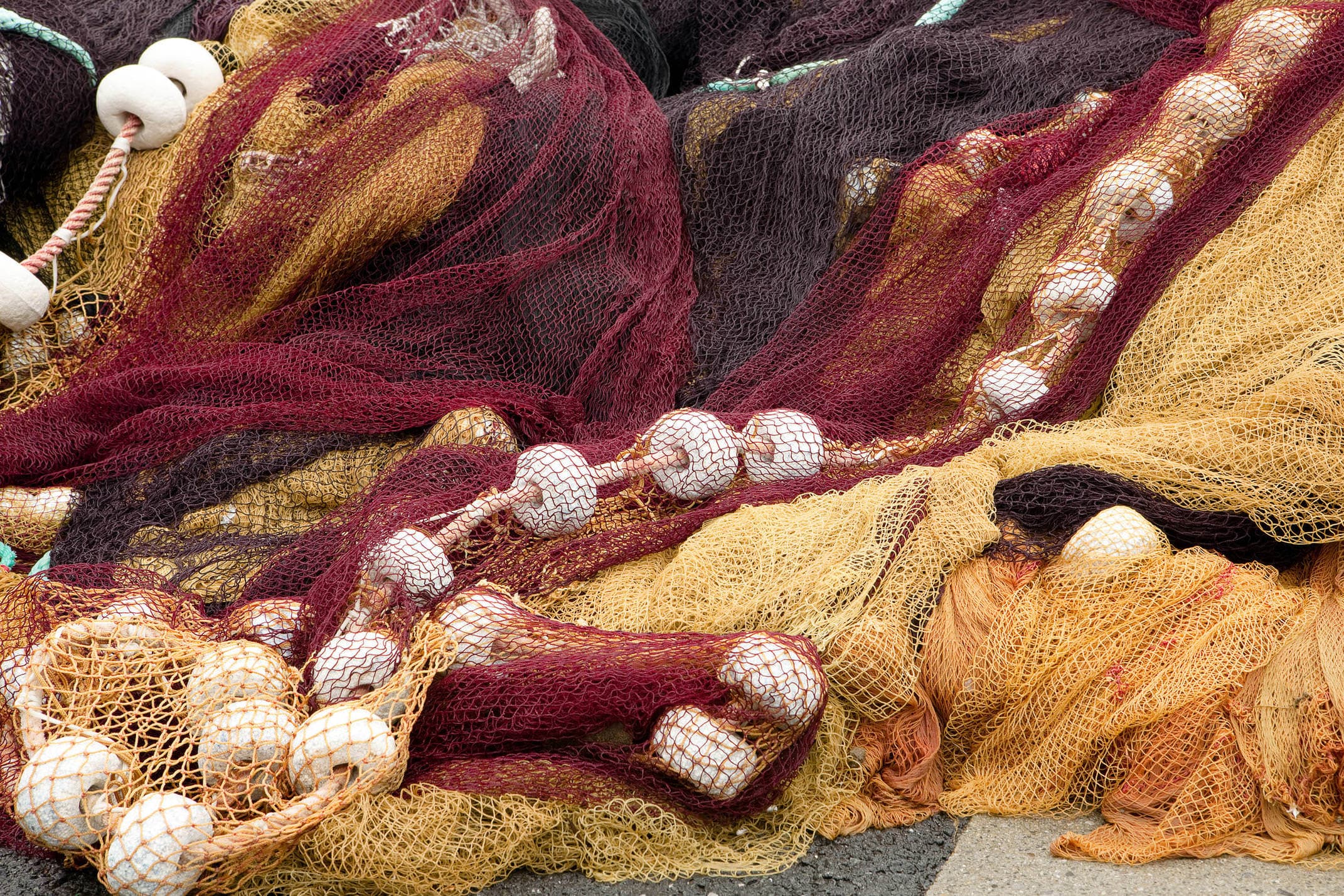Spain basque country fishing nets c shutter