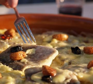 traditional basque cod meal