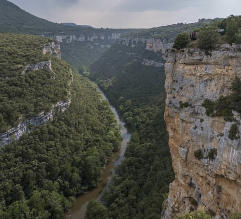 Spain burgos ebro canyon pesquera valdelateja