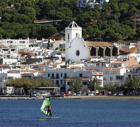 Spain catalonia costa brava port de la selva family windsurf