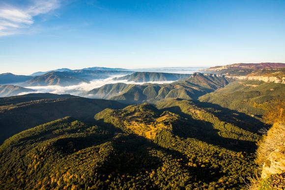 la garrotxa volcanic hills catalonia