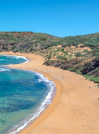 Spain menorca cavalleria beach canva