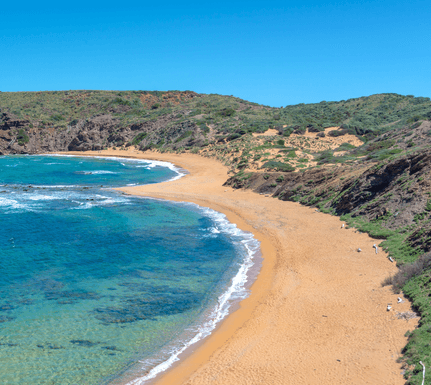 Spain menorca cavalleria beach canva