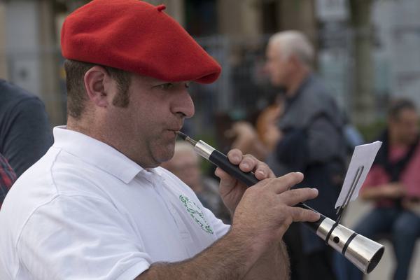 Spain navarre basque pamplona musician traditional c diego