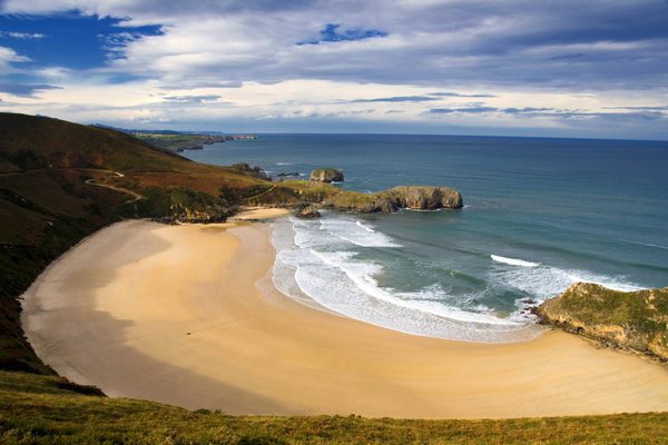 Spain picos de europa beach torimbia llanes