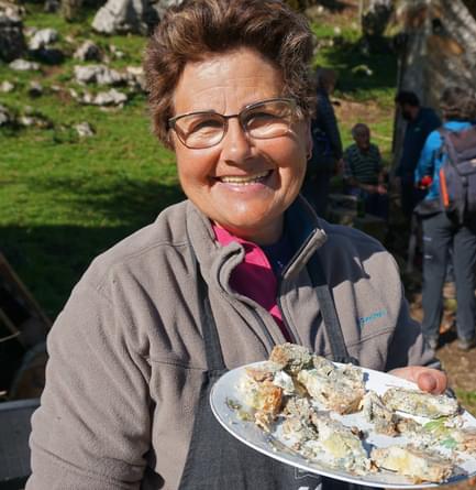Spain picos de europa centenary group covadonga shepherd humartini gamoneu cheese
