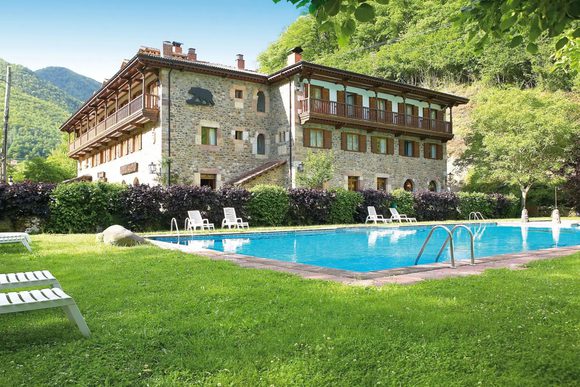 hotel with pool in liebana valley, cantabria