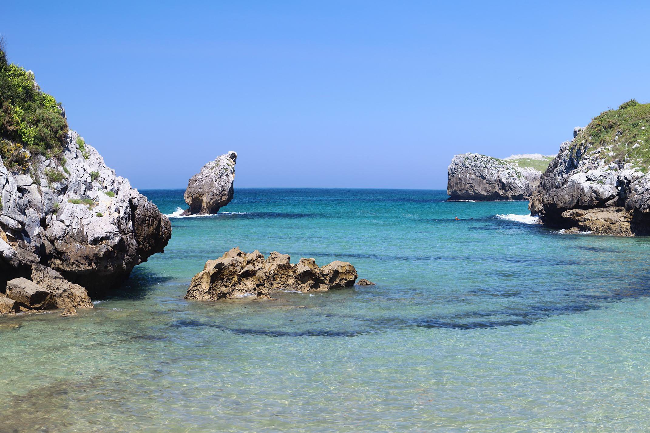 Spain picos de europa llanes beach