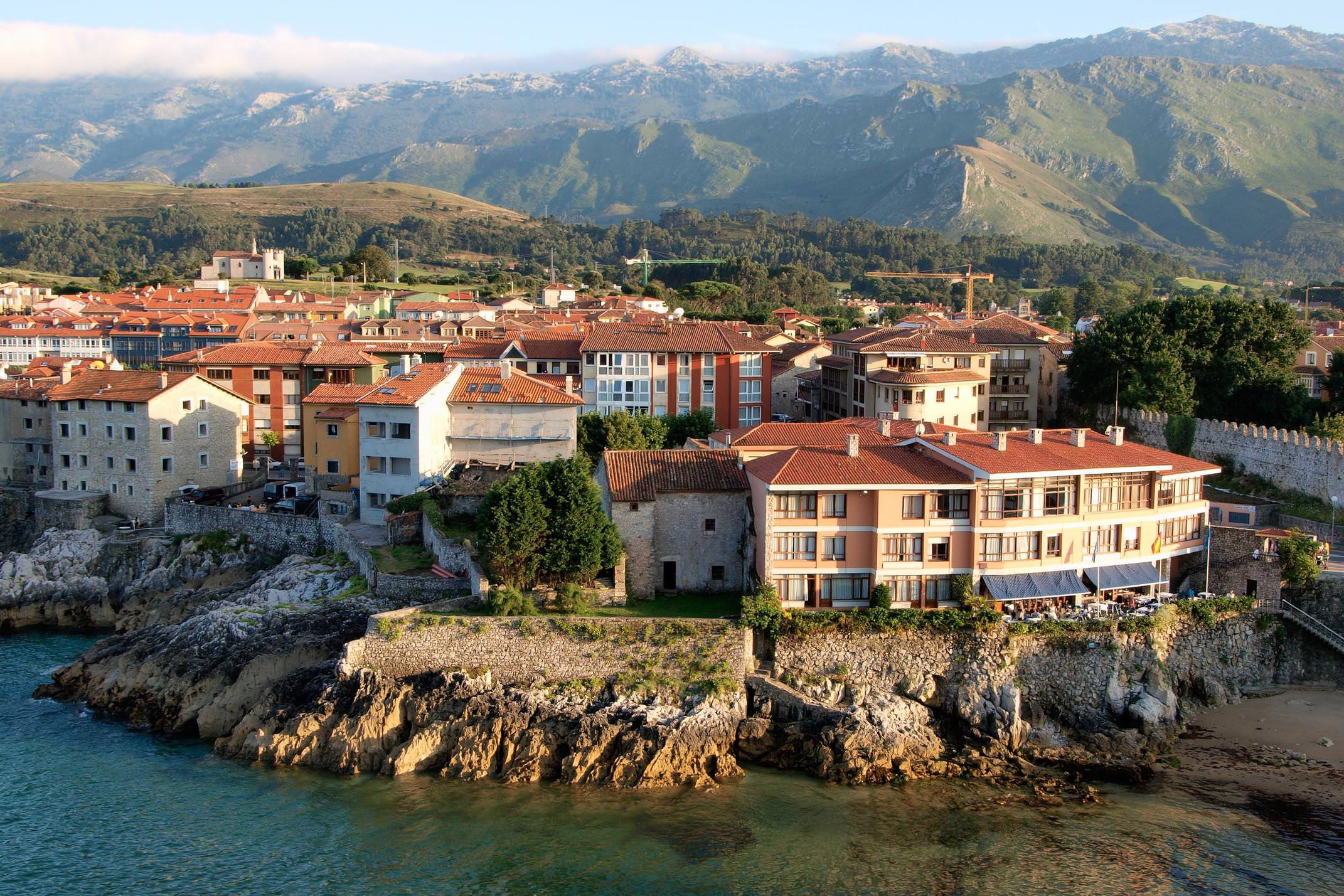 Spain picos de europa llanes coastline village