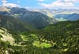 Spain pyrenees amazing view of valley in national park aiguestortes in spain