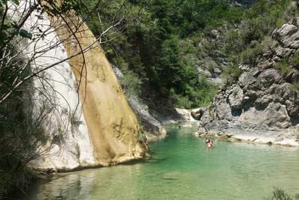 Spain pyrenees huesca ainsa summer family rivers pools swimming c diego