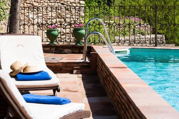 inviting swimming pool at hotel in ronda