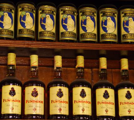Spain seville sherry bottles tapas bar chris bladon