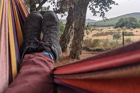 hammock feet up grazalema