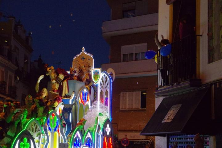 Spain seville three kings parade chris 2