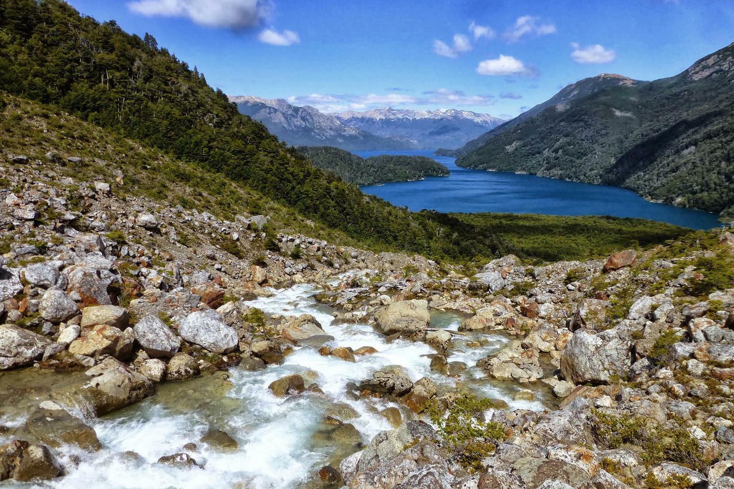 Argentina Ruta 40 Alerces Esquel Lago Menendez from the glacier C Jeremy Wood