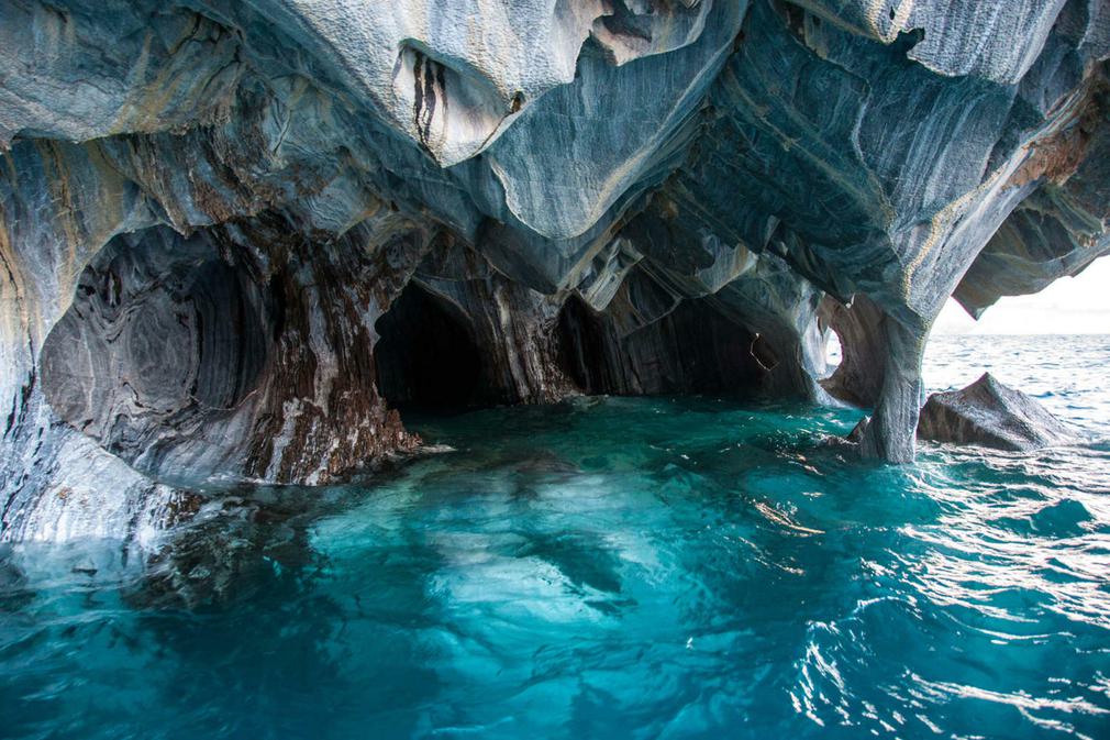 Chile carretera austral marmol cathedral rock formation carretera austral highway 7 chile