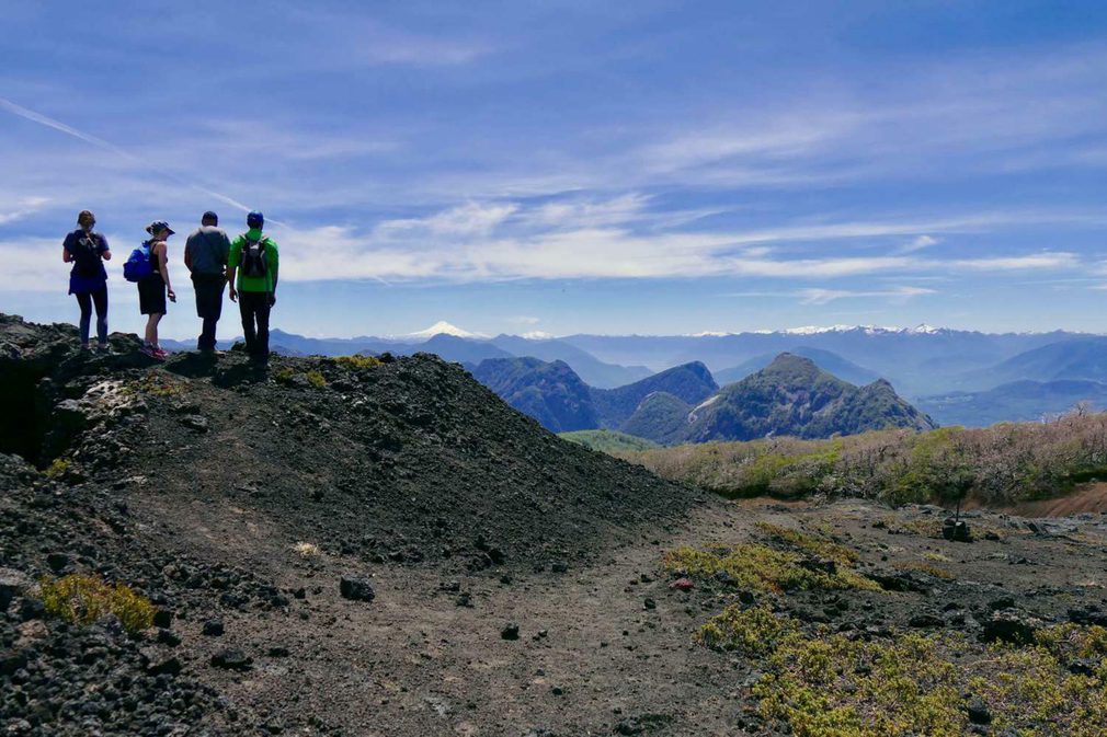 Chile lake district small group hiking beautiful view on background220180829 76980 1b6otnk