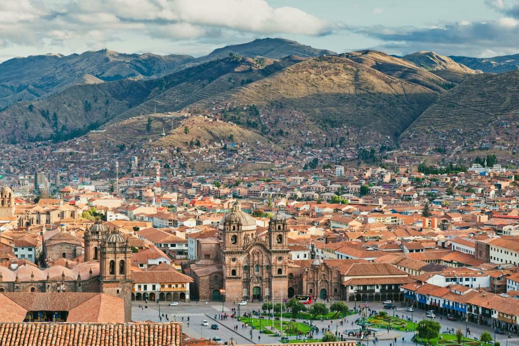 Peru cusco city of cuzco in peru south america